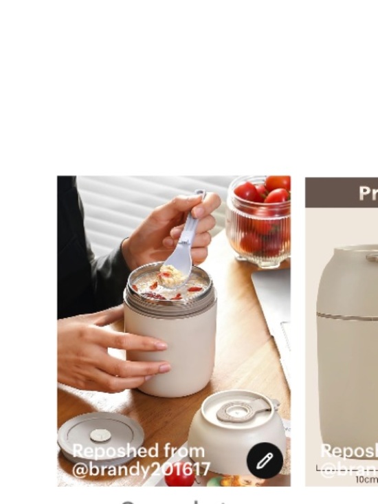 Other - ★ Insulated Food Jar w Spoon Leakproof Stainless Steel Lunch Container